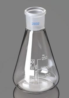 Колба Эрленмейера 2000 мл, стекло, до 500 °С, шлиф 29/32, 6 шт/уп.