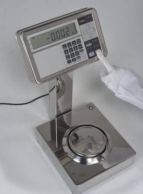 Весы производственные 620 г/0,001 г, платформа d140 мм, внешняя калибровка, FZ-623Ex-i02, взрывобезопасное исполнение, с поверкой, Vibra