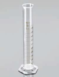 Цилиндр мерный, класс А, 100,0 мл, ц.д. 1,0 мл, БС, градуировка, шестиугольное основание, с сертификатом на партию, 2 шт./уп., Glassco