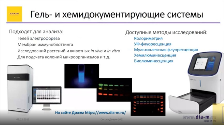 Гель- и хемидокументирующие системы Гель- и хемидокументирующие системы