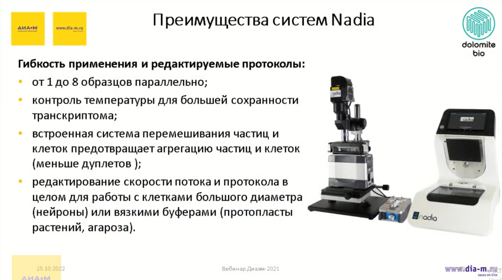 Преимущества системы Nadia-2 Преимущества системы Nadia-2