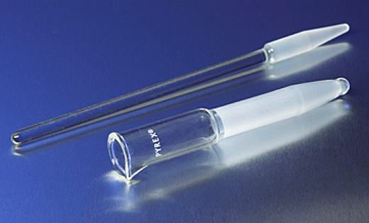 Гомогенизатор стеклянный с коническим дном, стеклянным пестиком, объем 5 мл, d 19 мм, h 150мм, 1 шт, Corning