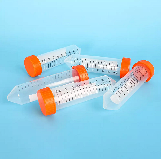 Пробирки 50 мл, ПП, резьбовые, конические, с крышкой, стерильные, без ДНКаз, РНКаз, пирогенов, 12000×g, 25 шт./штат., Servicebio, Китай