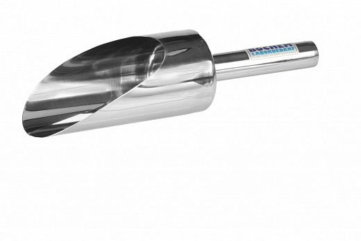 Совок фармацевтический, 120×50 мм, длина 220 мм, 100 мл, н/ж сталь