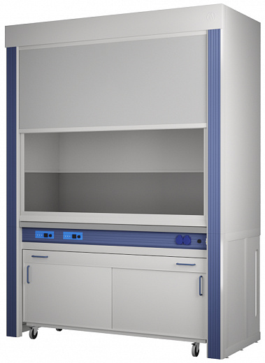 Шкаф вытяжной для работы с кислотами, ширина 180 см, корпус – металлокаркас, столешница –эпоксидный компаунд Vite, с нагревательным блоком Фото 1
