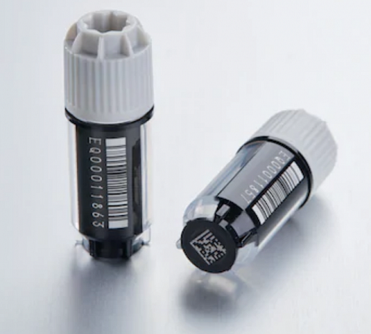 Пробирки, 1,0 мл, с крышкой, полипропиленовые, прозрачные с 1D/2D кодом, стерильные, 96 шт./уп., 960 шт./кор. Фото 5