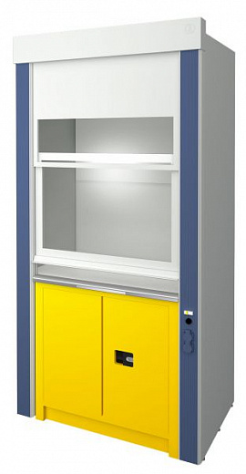 Шкаф вытяжной для работы и хранения ЛВЖ, ширина 150 см, Fridurit 20 мм, без тумбы Justrite