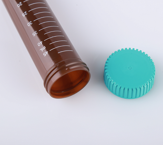 Пробирки 15 мл, ПП, резьбовые, конические, с крышкой, стерильные, premium, янтарные, 50 шт./штат., 500 штат./кор., Nest, Китай