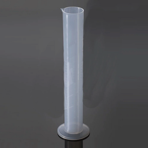Цилиндр мерный, круглое основание, полипропилен (ПП), Glassco, Индия
