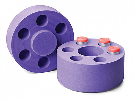 Штатив для замораживания виал 10 мл, 6 мест, скорость замораживания 1 °C/мин, фиолетовый CoolCell SV10