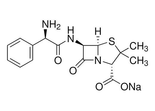 Ампициллина натриевая соль для биохимии, 90 %, 25 г, CDH, Индия