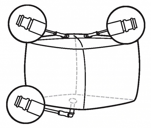 Мешки для сбора, хранения и транспортировки культуральной жидкости 3D Productainer BPCs, 100 литров, материал CX5-14, 3 порта: MPX, поликарбонат, трубка: C-Flex, длина: 51 см Фото 1