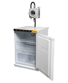 Холодильник, 140 л, -2…+15 °C, взрывозащищенный, Рейд-140, Россия (с открытой дверцей)