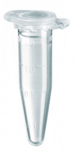 Пробирки 1,5 мл типа Эппендорф, до 30 000g, DNA LoBind, PCR clean, бесцветные