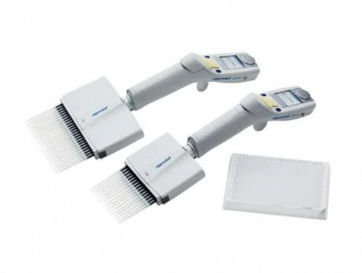 Автоматическая пипетка электронная 5-100 мкл, 16-канальная, для 384-луночных планшетов, Xplorer plus