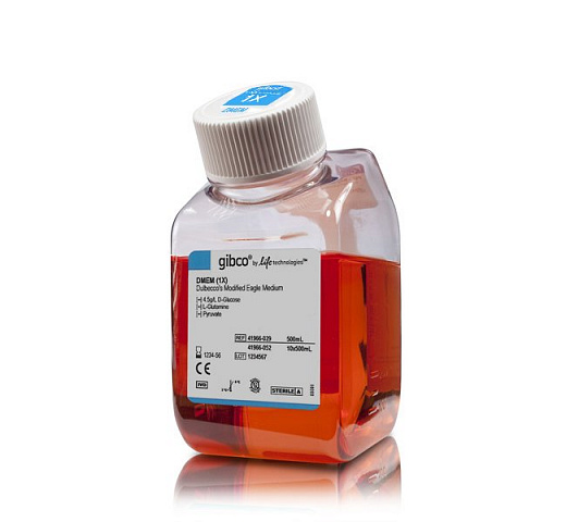 Среда DMEM, высокое содержание глюкозы, с L-глутамином, с пируватом