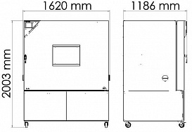 Камера испытательная «тепло-холод», -40...+180 °С, MK720, 734 л