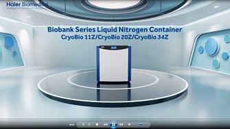 Криохранилище 200 л CryoBio 11Z/20Z/34Z, Haier, Китай, видеообзор, англ., 2024 г.