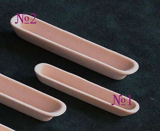 Лодочка для сжигания, 14 мл, 105×18 мм, № 3, фарфор