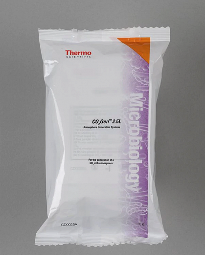 Газогенераторные пакеты для создания атмосферы углекислого газа 1 на 2,5 л, 10 шт/уп, CO₂ Gen