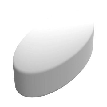 Магнитный перемешивающий элемент, в форме эллипса, 11×30 мм, DLab, Китай