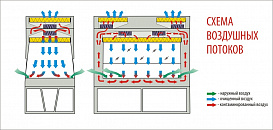 Бокс (шкаф) биологической безопасности, класс II (тип A2), ширина рабочей поверхности 150 см, БМБ-II-«Ламинар-С»-1,5 Vis-a-vis, Neoteric