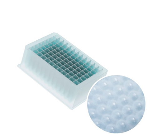 Планшеты 96-лун., 2200 мкл, U-образное дно, с юбкой, ультрачистый, ПП, 5 шт./уп., Россия