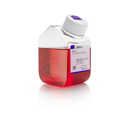 Среда Human Plasma-Like Medium (HPLM) с глутамином, с феноловым красным, без ХЕПЕС