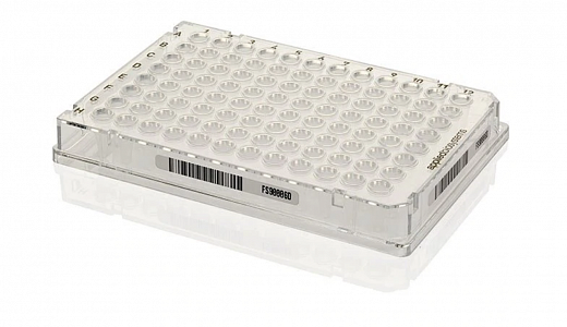 Планшеты для ПЦР, 96-лун., MicroAmp EnduraPlate, с юбкой, со штрих-кодом, оптически прозрачные, бесцветные, 50 шт./уп.