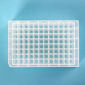 Планшет глубоколуночный, 96/1600, U-образное дно, квадратная лунка, не стерильный, 16 шт/уп, 4 уп/кор, Servicebio