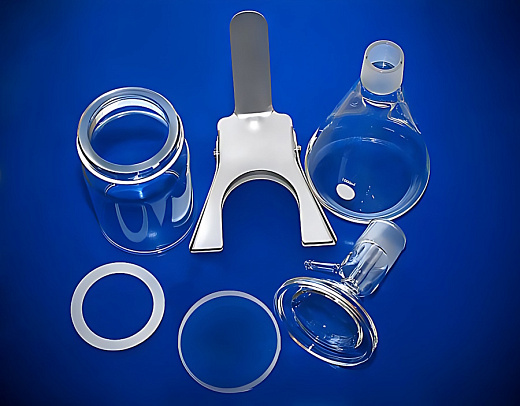 Основание для фильтродержателя, диаметр 90 мм, боросиликатное стекло, с соединением для вакуума, без подложки