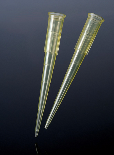 Наконечники до 200 мкл, стерильные, без фильтра, длина 50,5 мм, жёлтые Фото 1