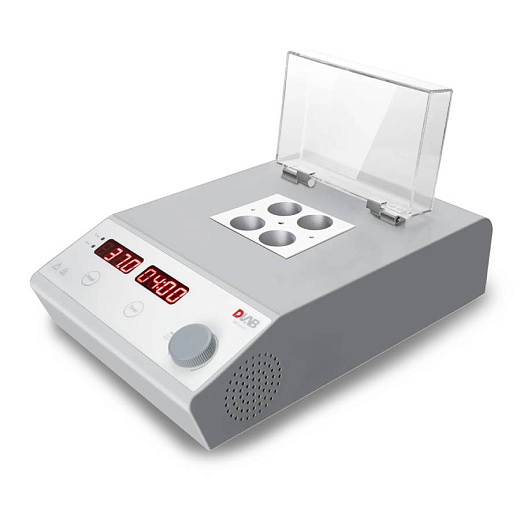 Термостат твердотельный, нагрев до +105 °С, 1 термоблок, HB105-S1, Dlab, Китай