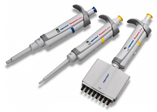 Автоматическая пипетка механическая 10-100 мкл, 12-канальная, Research Plus