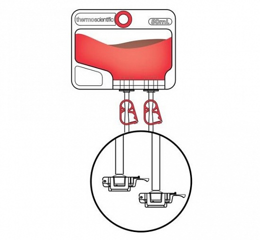 Мешки для сбора, хранения и транспортировки культуральной жидкости Labtainer Pro BPCs, 100 мл, материал Aegis 5-14, 2 порта, тип 2