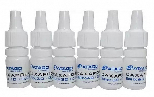 Набор калибровочной жидкости СО Сахарозка 10-60, Brix 10, 30, 60%