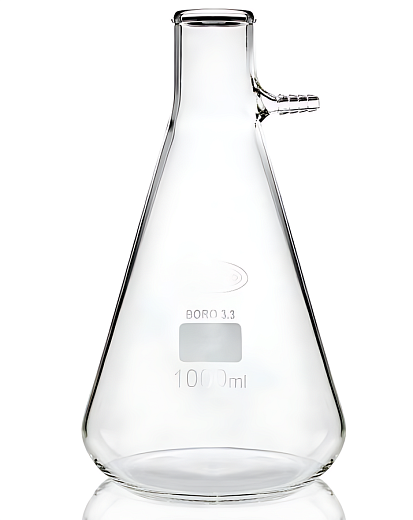 Колба приемная (Бунзена) для фильтрующей установки, Glassco, Индия