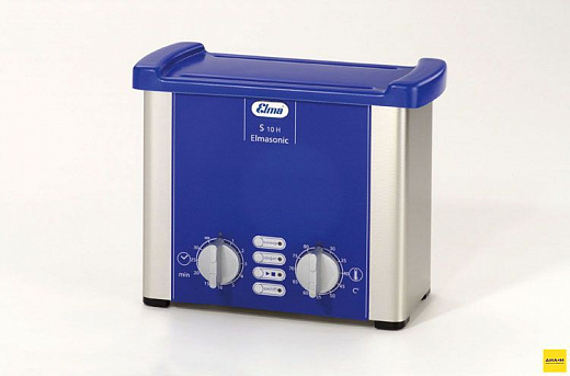 Ультразвуковая баня (мойка) 0,8 л, с подогревом, с крышкой, без корзины, S10H