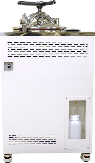 Автоклав вертикальный, 45 л, температура 121 °С, автоматический, механическая крышка, FW45, SE (вид сзади)