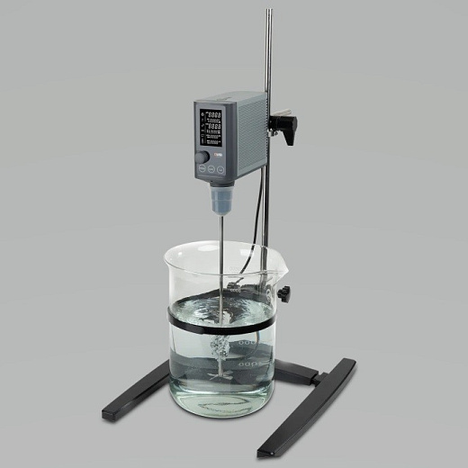 Мешалка верхнеприводная, до 50 л по воде, до 2200 об/мин, комплект OS-T60-Plus Pachage 1, DLab, Китай