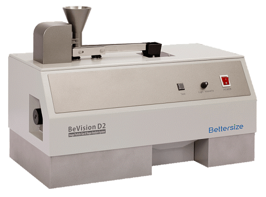 Анализатор размера и формы частиц, мокрое диспергирование (опционально) от 2 мкм, сухое диспергирование 30 мкм-10 мм, BeVision D2, Bettersize