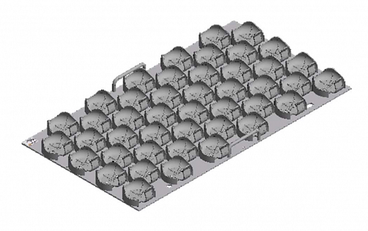 Платформа M c зажимами (пластик) 74x100 мл, для Multitron / Multitron Standard / Orbitron