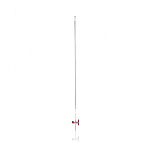 Бюретка 25 мл с одноходовым тефлоновым краном