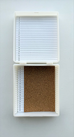  Планшет (коробка, пенал) для хранения микропрепаратов, на 25 стекол, подложка, АБС-пластик, Китай