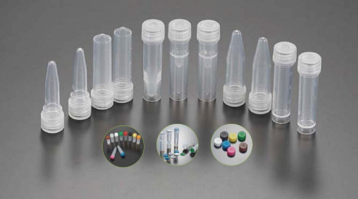 Криопробирки 2 мл, ПП, конические, внешняя резьба, плоская крышка, матовое поле для маркировки, 20 шт./уп., 5000 шт./кор., Jet Biofil, Китай