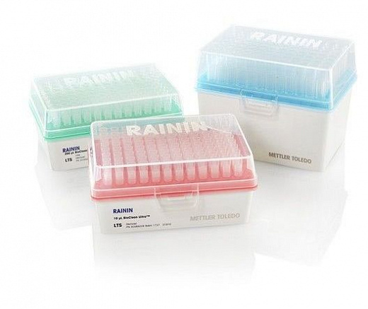 Наконечники до 20 мкл (от 0,1 мкл), стерильные, апирогенные, с фильтром, Low Retention, RT-LTS, 96 шт./штатив, 10 штат./уп. Фото 1