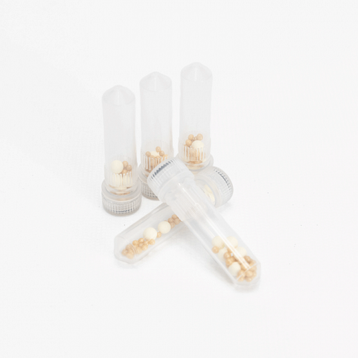 Пробирки 2 мл Lysing Matrix I, шарики из оксида циркония d 2 мм, керамические d 4 мм Фото 3