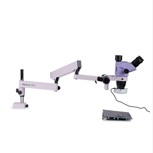 Микроскоп стерео, до 45х, по схеме Грену, для ремонта и пайки, Stereo 7TR, Magus