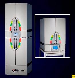 Микробиологический анализатор для гемокультур, на 200 флаконов, Bactec FX Top Unit
