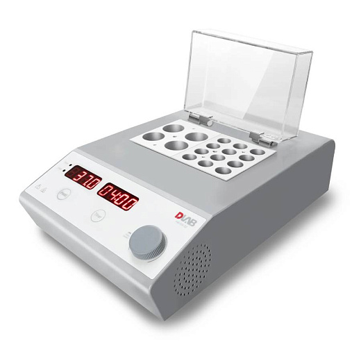 Термостат твердотельный, нагрев до +105 °С, 2 термоблока или один для HB120-S, HB105-S2, Dlab, Китай